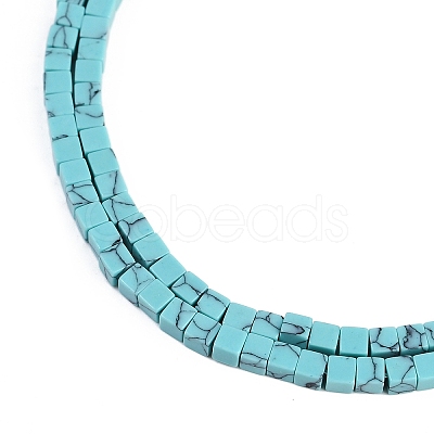 Synthesis Turquoise Beads Strands G-B129-A07-01-1