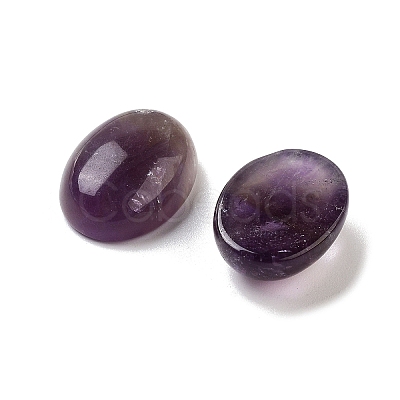 Natural Amethyst Cabochons G-G145-01B-18-1