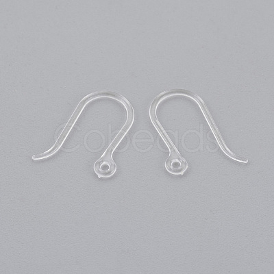 Resin Earring Hooks X-RESI-J021-10B-1