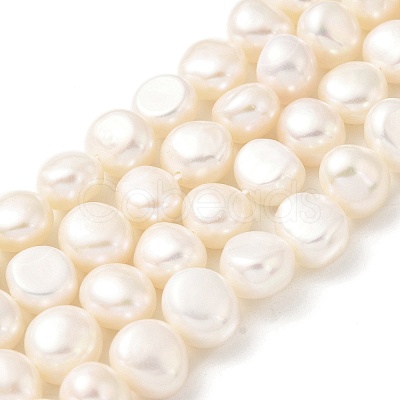 Natural Cultured Freshwater Pearl Beads Strands PEAR-A006-09G-1