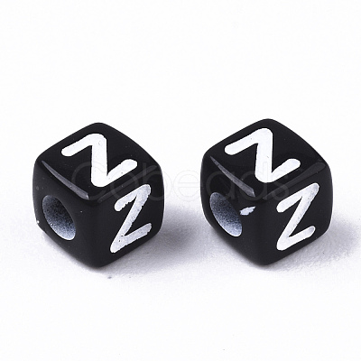Opaque Acrylic Beads SACR-N002-01Z-1