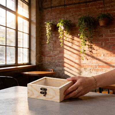 Wooden Storage Boxes WOCR-DJ0001-01B-1