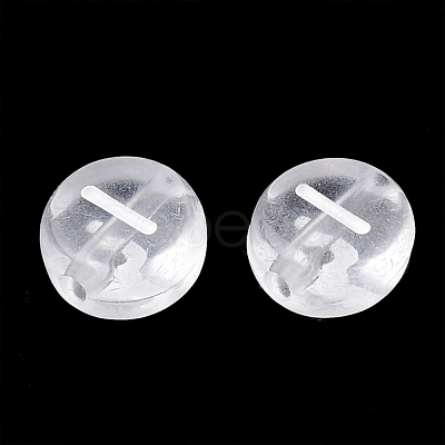 Transparent Acrylic Beads X-TACR-N002-04B-1