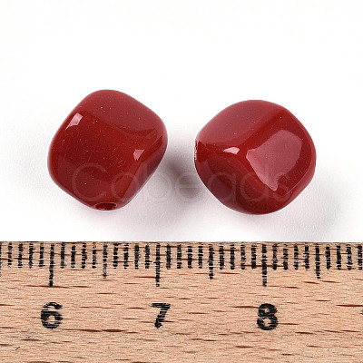 Opaque Acrylic Beads SACR-T017-36A-1