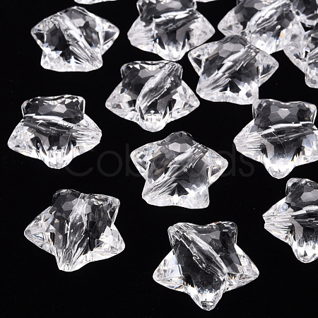 Transparent Acrylic Beads TACR-ZX018-02-1