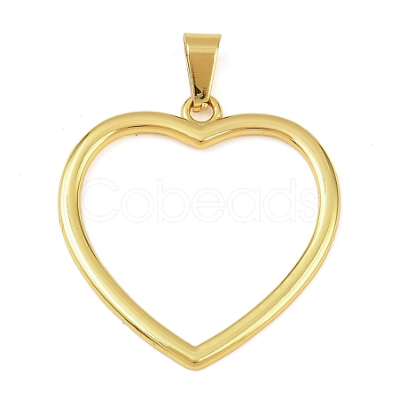 304 Stainless Steel Pendants STAS-K315-02A-G-1