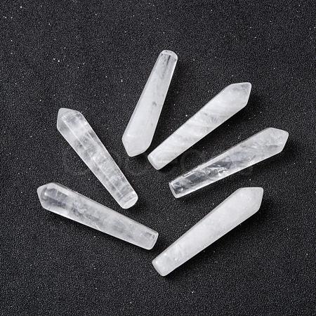 Natural Quartz Crystal Pointed Beads G-P393-M05-1