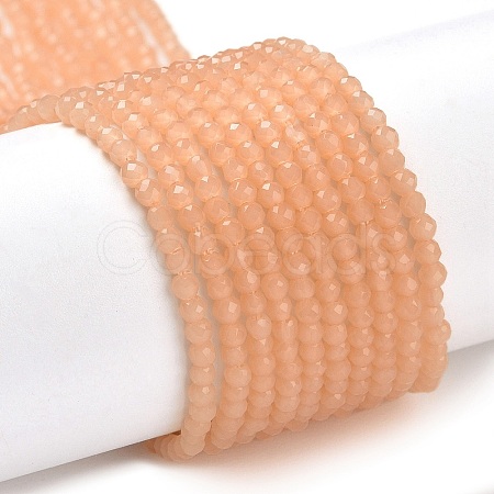 Glass Imitation Jade Beads Strands GLAA-H021-05-02-1