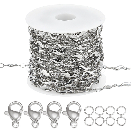 DIY Chain Bracelet Necklace Making Kit DIY-BBC0001-66-1