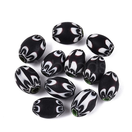 Handmade Millefiori Glass Barrel Beads LA-N002-05C-1