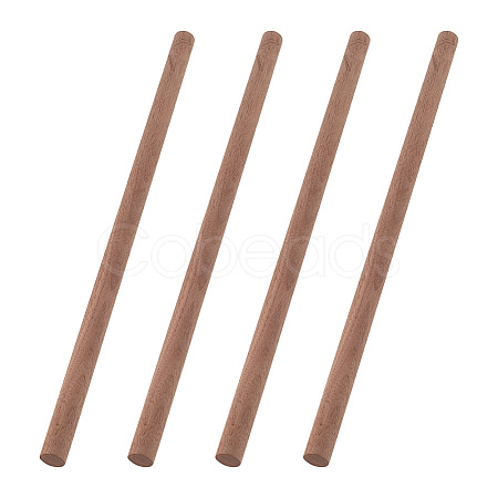 Round Walnut Wooden Sticks WOOD-WH0034-27B-1