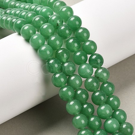 Natural Dyed White Jade Beads Strands X-JBR10-8mm-1