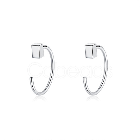 999 Fine Silver Stud Earrings FS-WG1D9DE-10-1