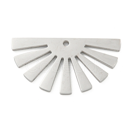 Non-Tarnish 304 Stainless Steel Pendants STAS-B056-17P-02-1