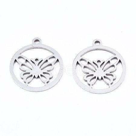 Non-Tarnish 201 Stainless Steel Pendants LS-STAS-T044-198P-1