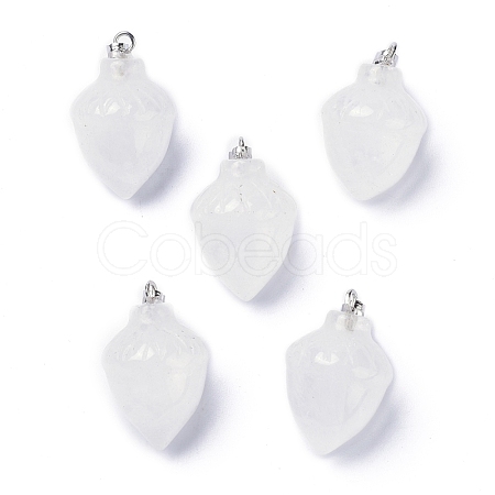 Natural Quartz Crystal Pendants G-G842-01G-1