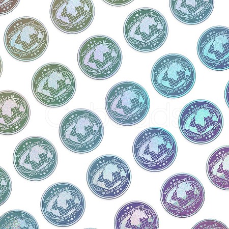 PET Waterproof Self Adhesive Laser Sticker STIC-WH0028-012-1