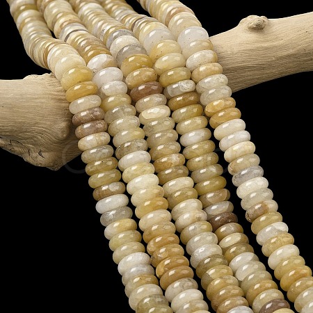 Natural Topaz Jade Beads Strands G-G329-A08-3x8mm-1