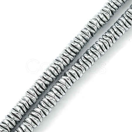 Electroplated Synthetic Non-Magnetic Hematite Beads Strands G-H020-M01-12-1