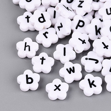 Opaque Acrylic Beads SACR-Q001-17B-1