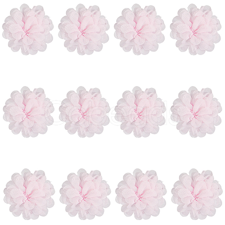 12Pcs 3D Chiffon Flower DIY-GF0012-47B-1