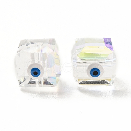 Transparent Glass Beads GLAA-F121-15I-1