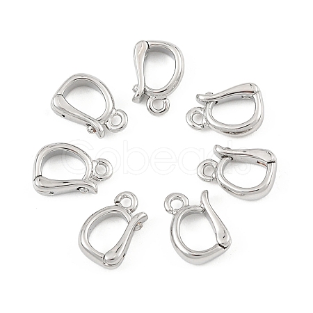 SHEGRACE Brass Fold Over Clasps XGR0145P-162P-1