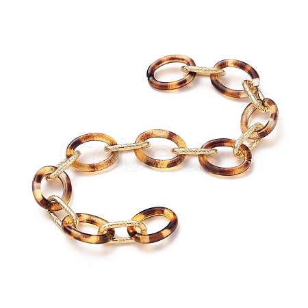 Handmade Transparent Acrylic Cable Chains AJEW-JB00700-02-1