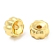 Rack Plating Eco-Friendly Brass Beads, Cadmium Free & Lead Free, Rondelle, Real 18K Gold Plated, 7~7.5x4mm, Hole: 1.8mm