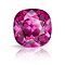 Preciosa&reg MAXIMA Crystal Fancy Stones, Czech Crystal, 435 36 132 Cushion Square, Dura Foiling, 70350 Fuchsia, 12x12mm