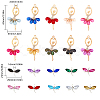 40Pcs 20 Styles Alloy Resin Big Pendants FIND-CA0006-81-2