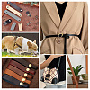 2M Flat Single Face Lychee Pattern Imitation Leather Band LC-WH0010-02B-04-5