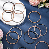 16Pcs 4 Colors Steel Wire Round Snake Chain Stretch Bracelets Set BJEW-BC0001-23-5