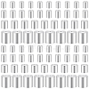 80Pcs 4 Styles Brass Cord Ends KK-BBC0025-66-7