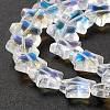 Transparent Glass Beads Strand GLAA-K057-01K-4