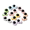 Opaque Resin Cabochons RESI-G074-04-1