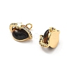 Natural Tiger Eye Pendants KK-B129-13G-01-2