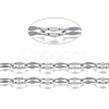 Tarnish Resistant 304 Stainless Steel Dapped Chains CHS-F011-15A-P-1