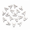 Tarnish Resistant 304 Stainless Steel Letter Charms STAS-O072-A-2