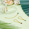 5Pcs Brass Glass Wine Glass Charms HJEW-LP00065-1