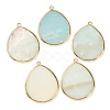 Natural Amazonite Pendants G-E526-01B-1