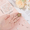 50Pcs Flat Round 304 Stainless Steel Stud Earring Settings STAS-BBC0005-84B-3
