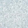 Transparent Colours Luster Glass Bugle Beads SEED-N005-001-A13-3