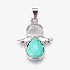 Natural & Synthetic Mixed Stone Pendants G-G651-A-3