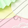 304 Stainless Steel Curb Chain Necklace for Men Women NJEW-YW0001-12-5