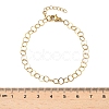304 Stainless Steel Rolo Chains Bracelets for Women BJEW-U043-02G-5