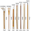 Bamboo Chinese Calligraphy Brush AJEW-OC0001-83-2