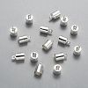 Brass Cord Ends KK-EC041-S-NF-2