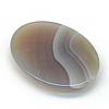 Oval Dyed Natural Striped Agate/Banded Agate Cabochons G-R349-30x40-12-3