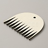 Wood Tapestry Woven Combs WOOD-WH0030-30-2